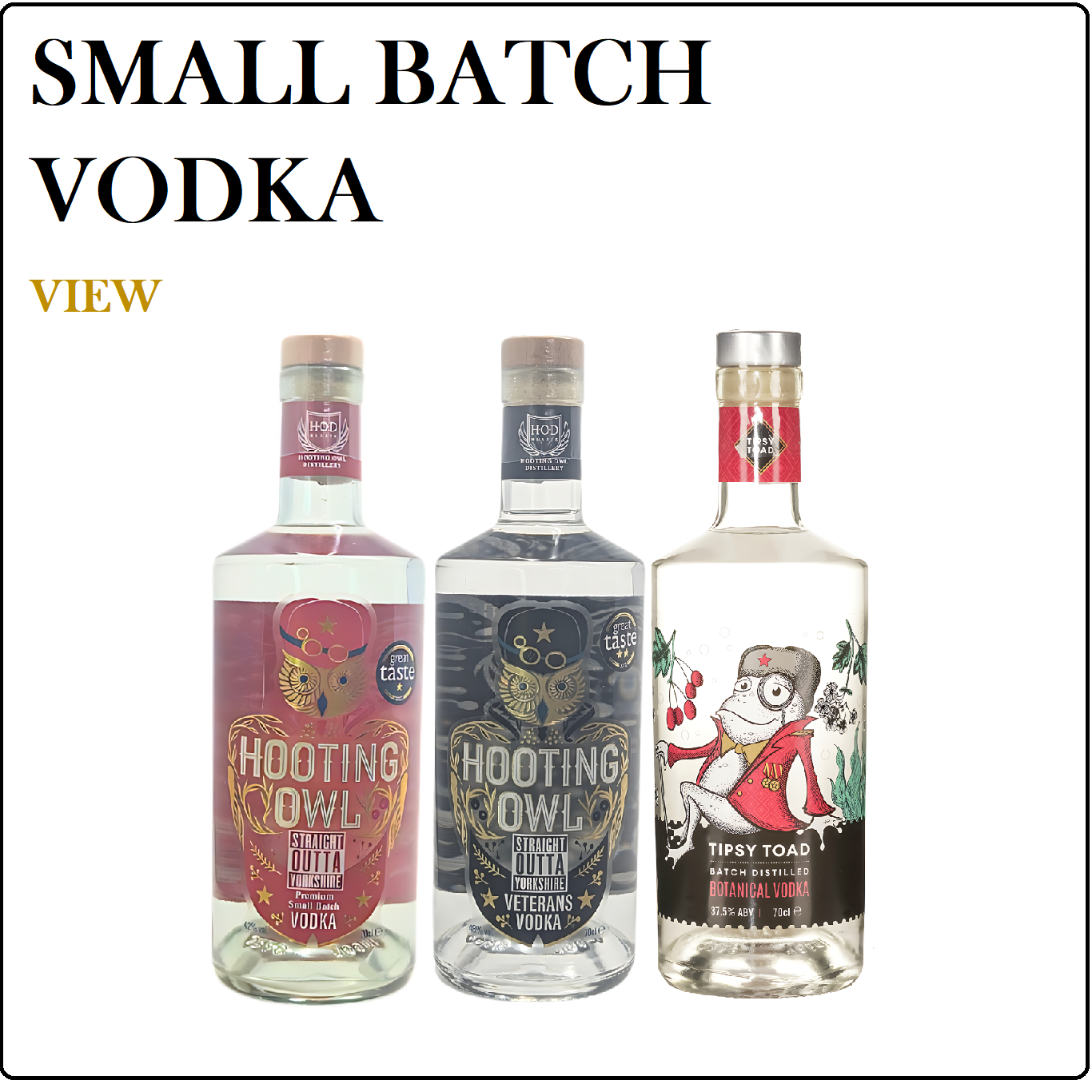 Small Batch Vodka